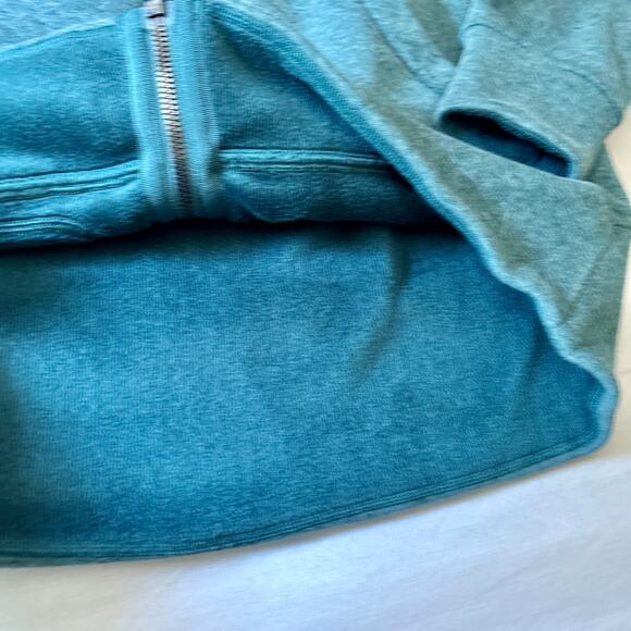 Lululemon Scuba Oversized Funnel Neck Zip Up Plush Green XS/S - Picture 7 of 9